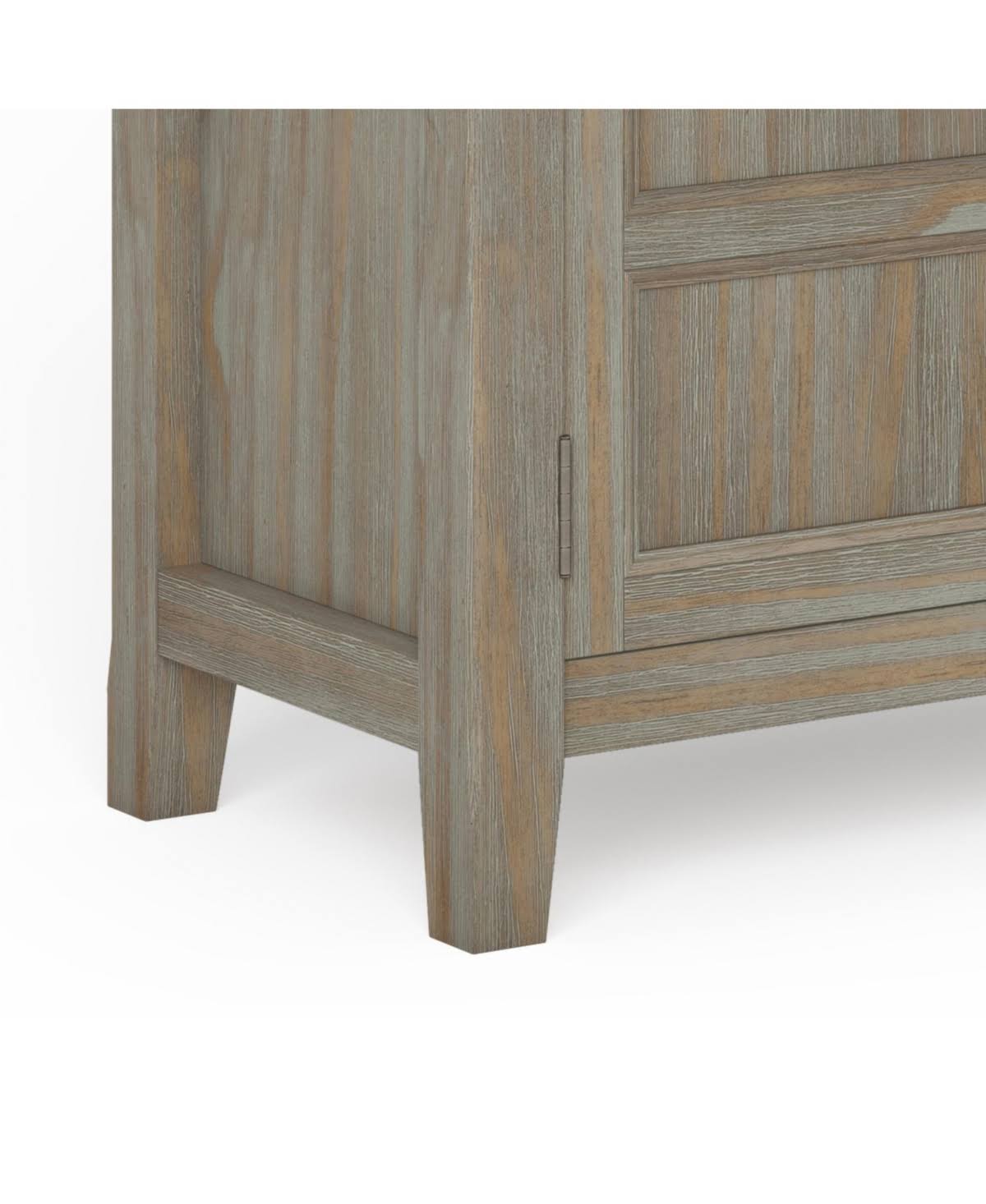 Distressed Grey Low Storage Cabinet I192