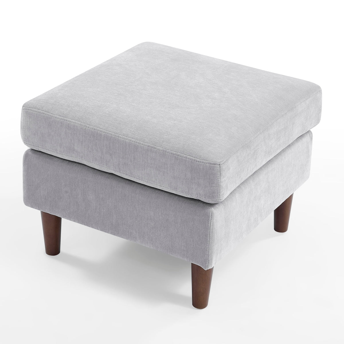 Light Grey Chenille Convertible Sectional Sofa S941069