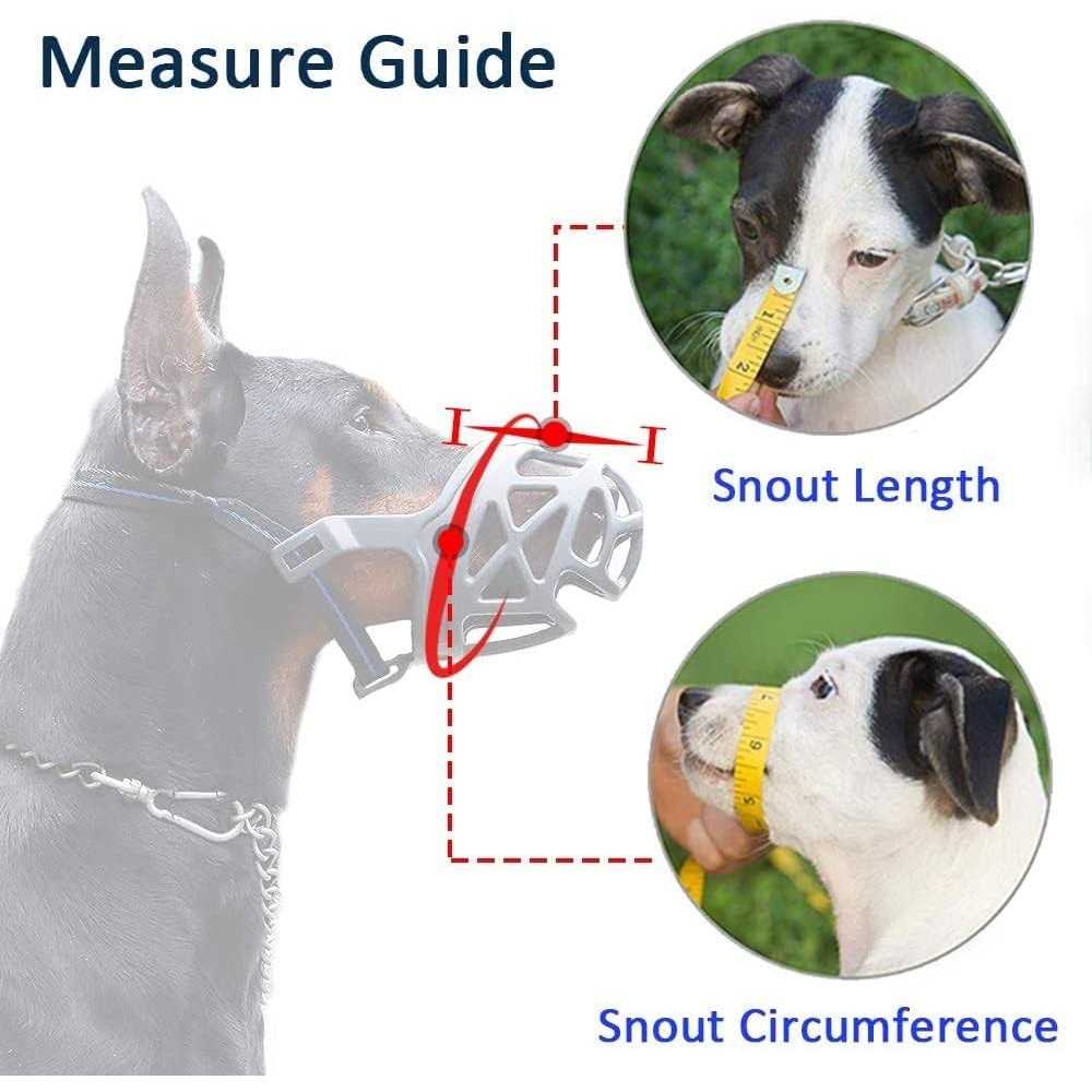 Breathable Basket Dog Muzzle V423