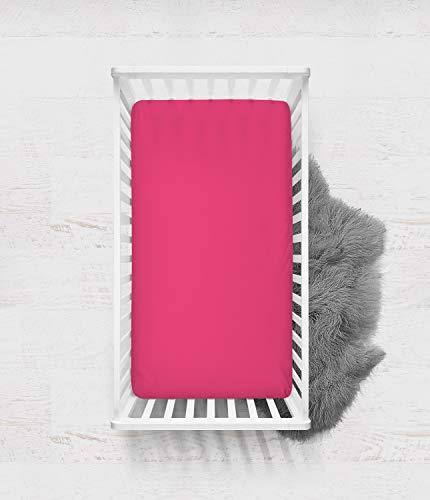 Pink Fuschia Crib Fitted Sheet G4055