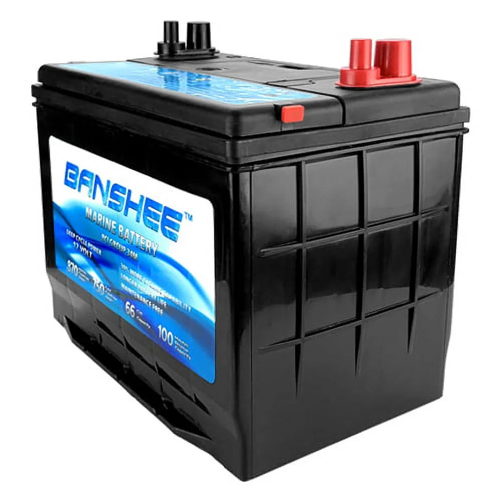 12V Group Size 34 Deep Cycle Marine Battery F654