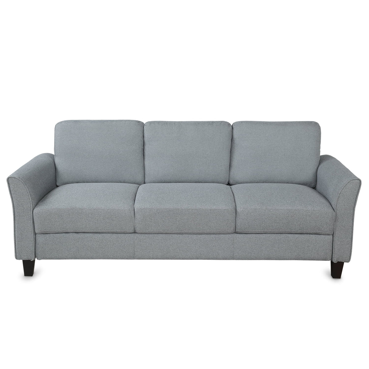 Gray Linen 3-Seat Sofa P474