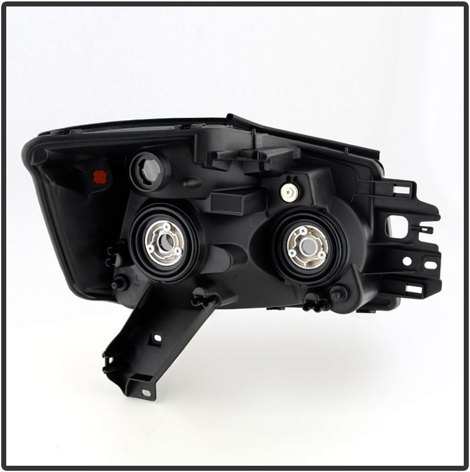 Black Smoked Headlights Set U130