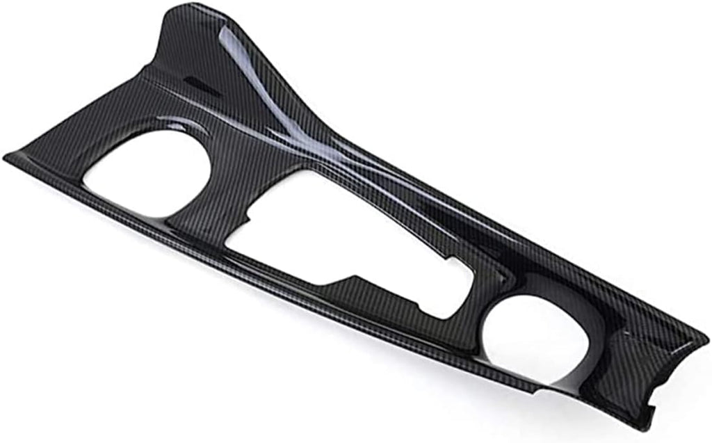 ABS Carbon Fiber Center Console Gear Shift Panel Trim Pack of 2 W2070