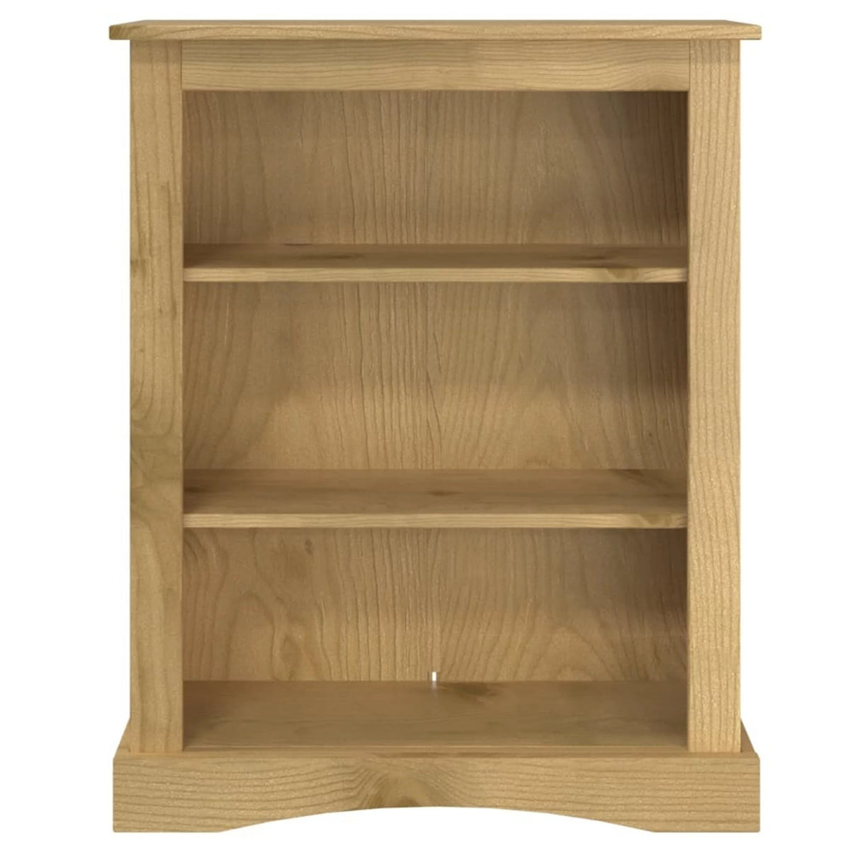 Natural 3-Tier Pine Bookcase Side Cabinet G420