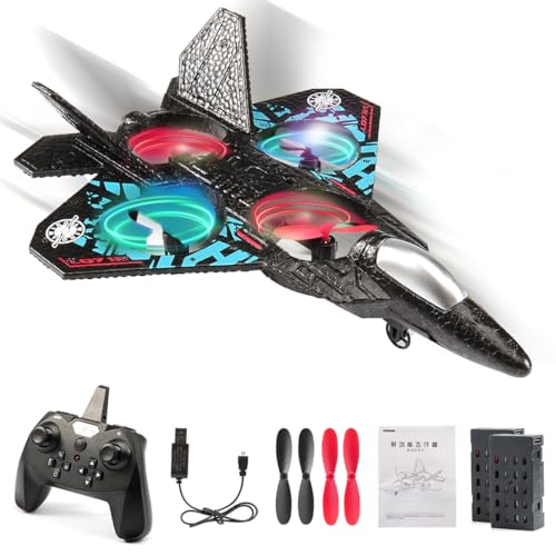 RC Plane Drone Helicopter Quadcopter RTF 2.4GHz Remote Control Airplane Grey E29312