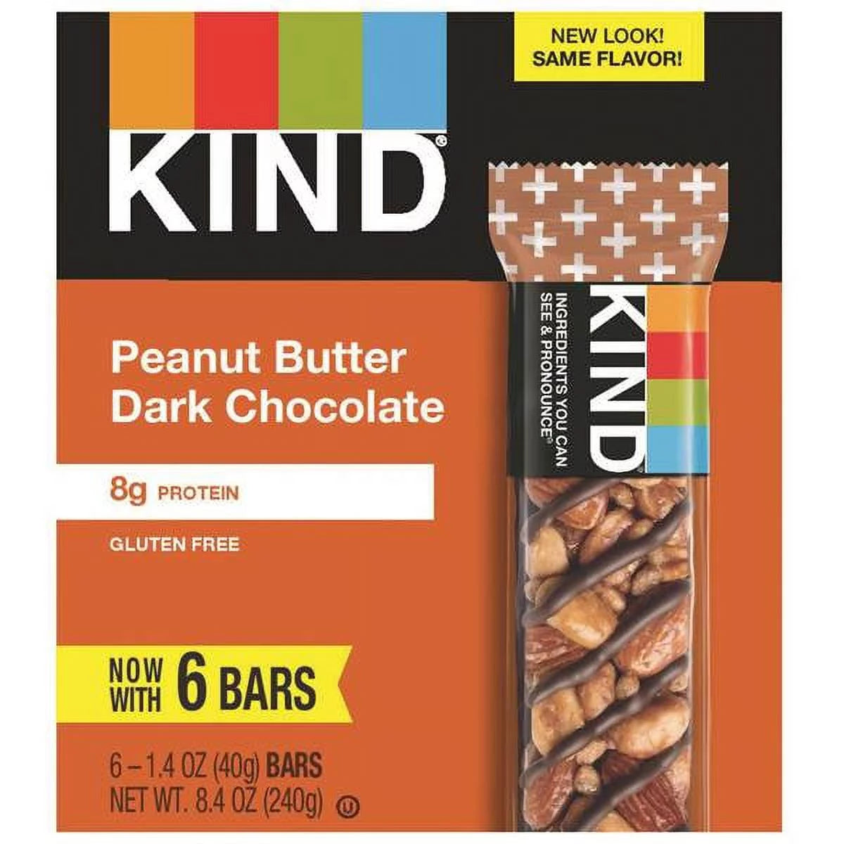 Peanut Butter Dark Chocolate Bars Pack of 4 A816838