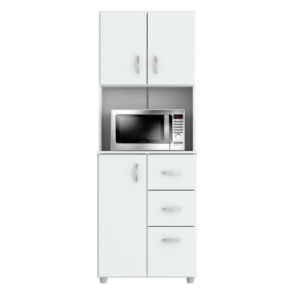 White Kitchen Storage Cabinet L306