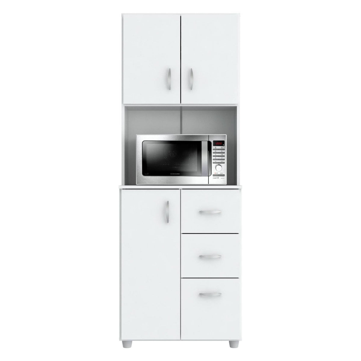 White Kitchen Storage Cabinet L306
