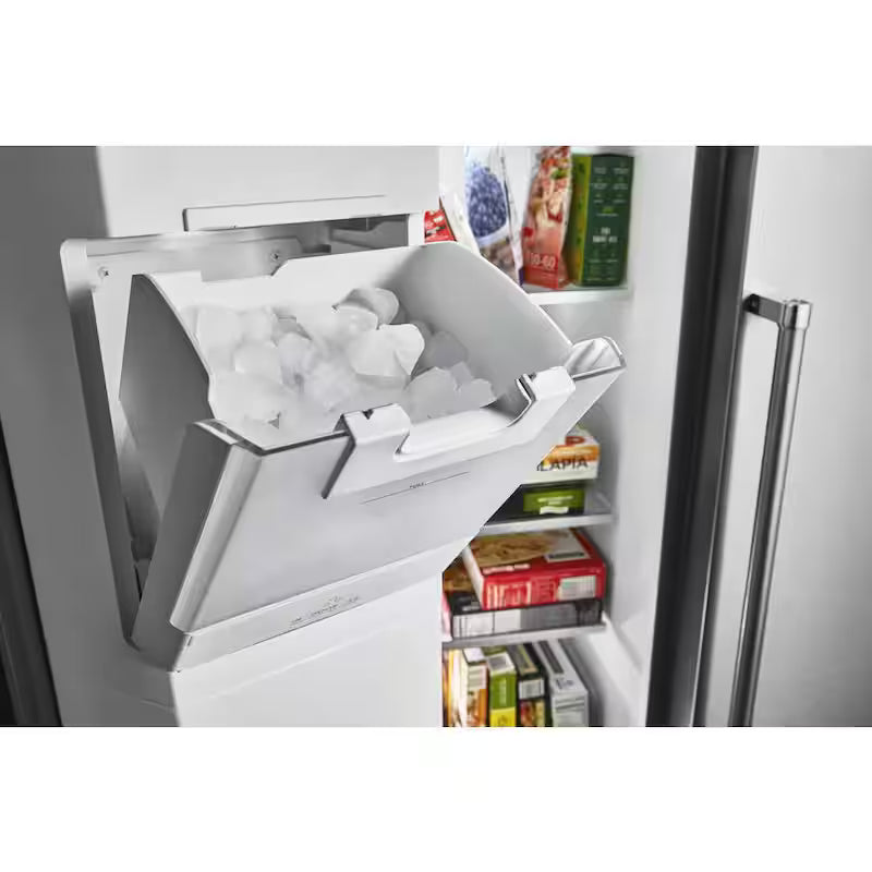 Black Stainless Steel Counter Depth Side by Side Refrigerator S3028