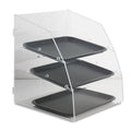 Classic Three Tier Acrylic Display Case with Rear Doors U613