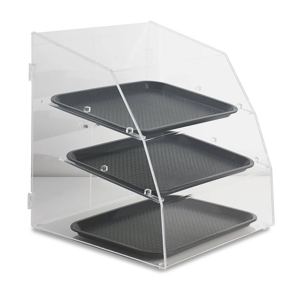 Classic Three Tier Acrylic Display Case with Rear Doors U613
