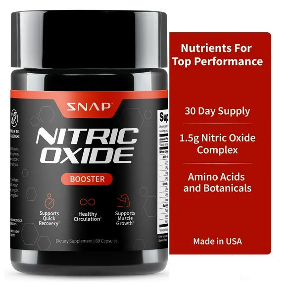 60 Capsules Nitric Oxide Booster H975