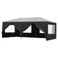 Black Waterproof Party Tent with 6 Removable Sidewalls K138
