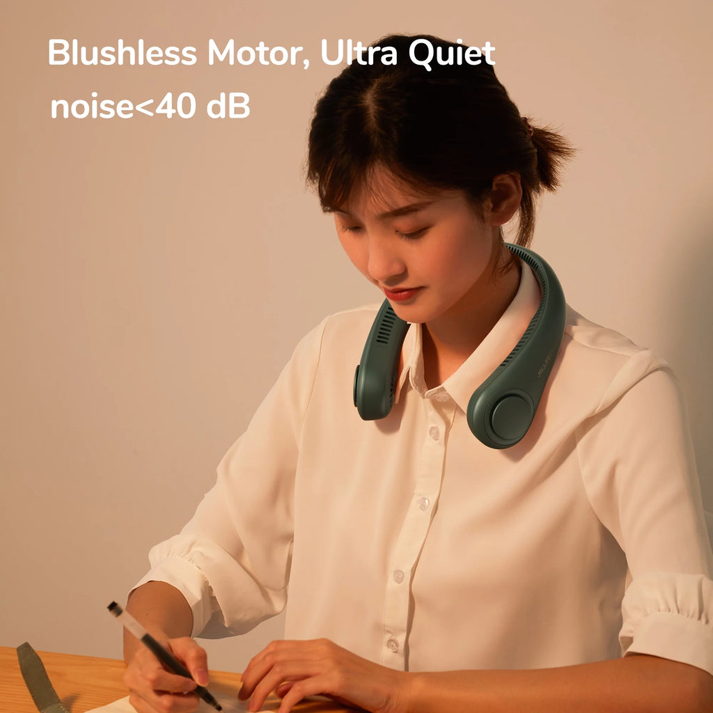 Portable Neck Fan 4000 mAh Bladeless Fan with 3 Speeds Q289