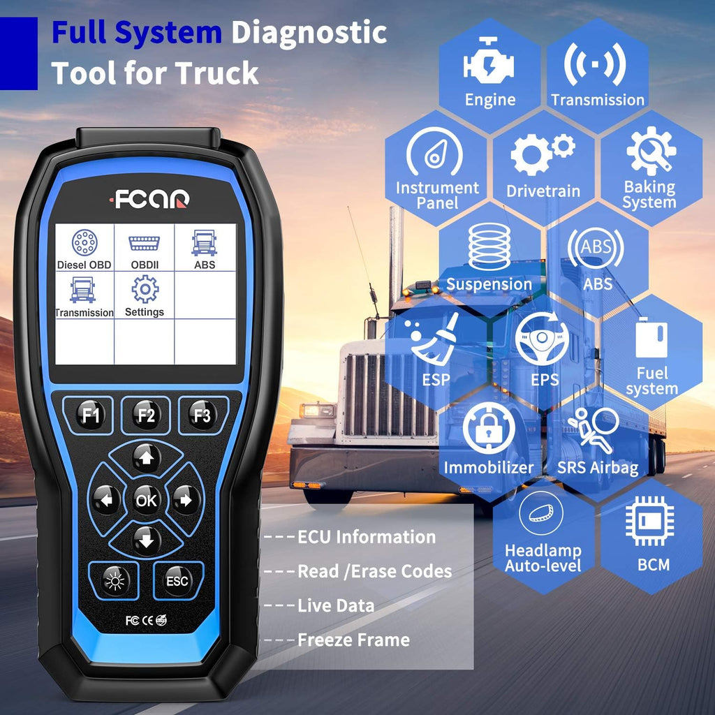 Heavy Duty Truck Scanner with ABS & Transmission Actuation Test Z471168