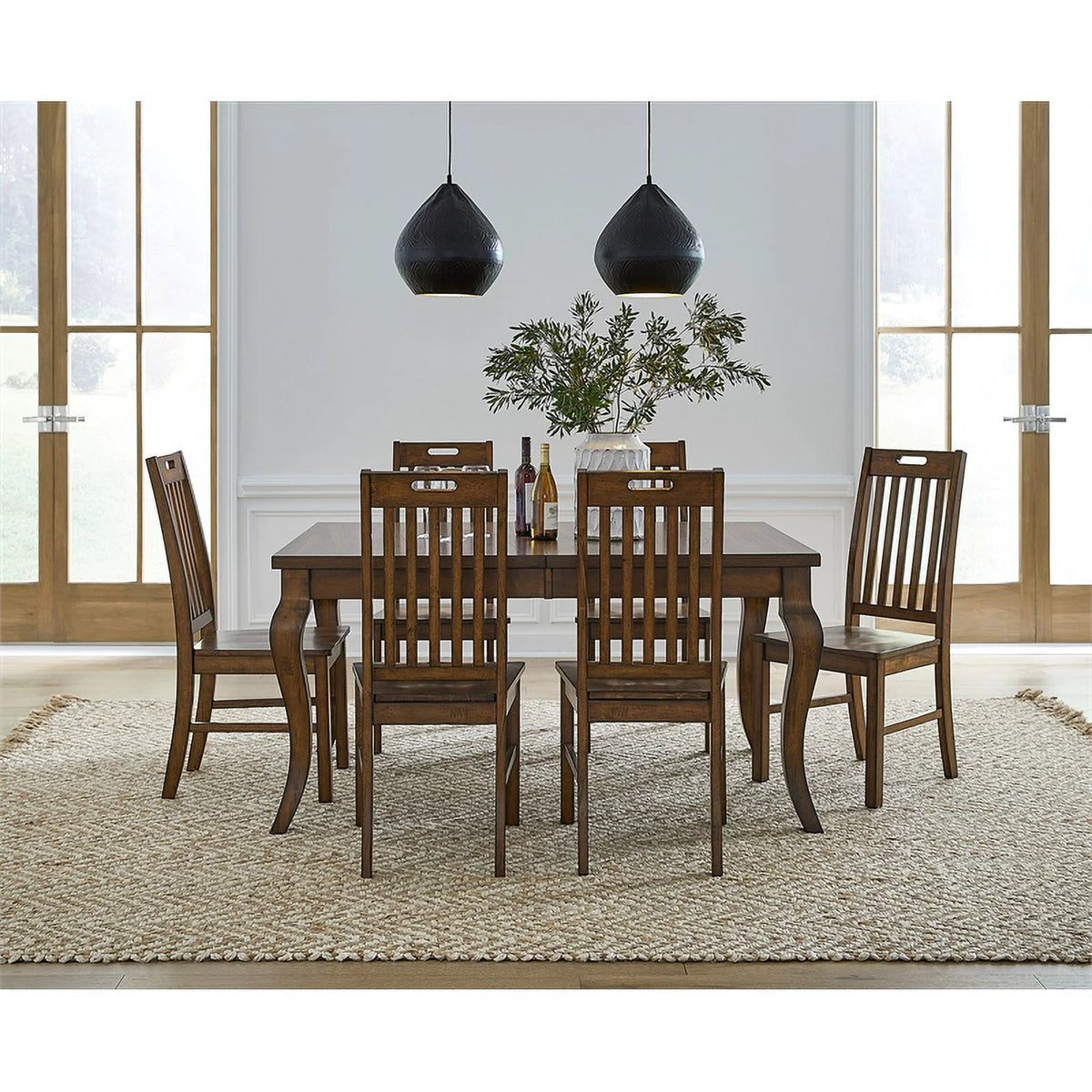 Wood Extendable Dining Table D106