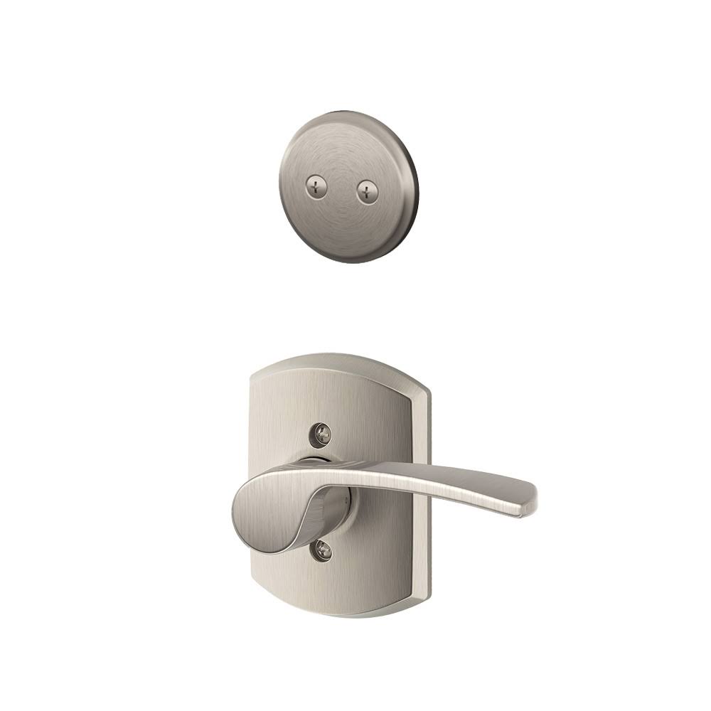 Satin Nickel Dummy Interior Trim F2686