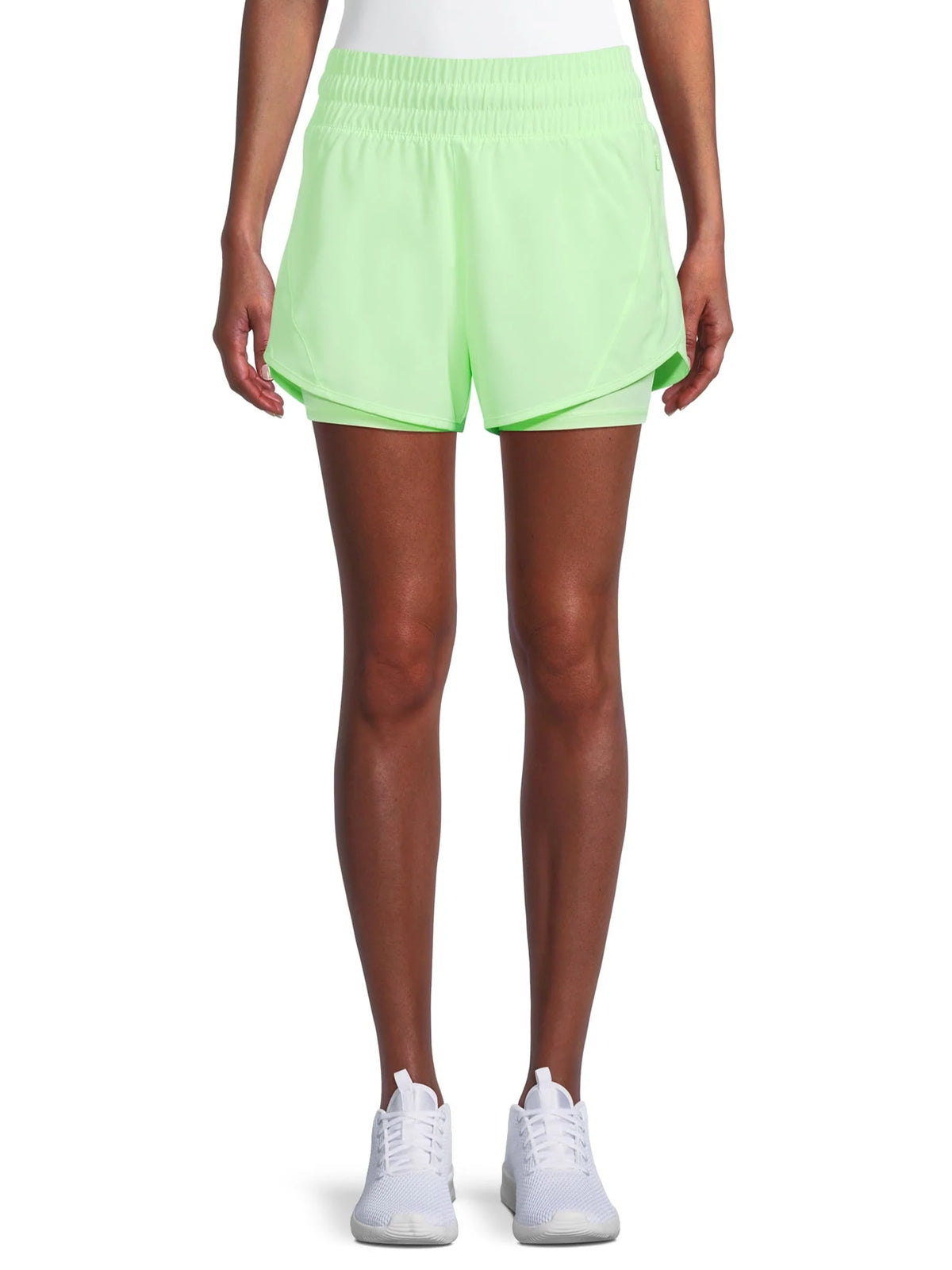 Women's Running Shorts with Bike Liner C7027
