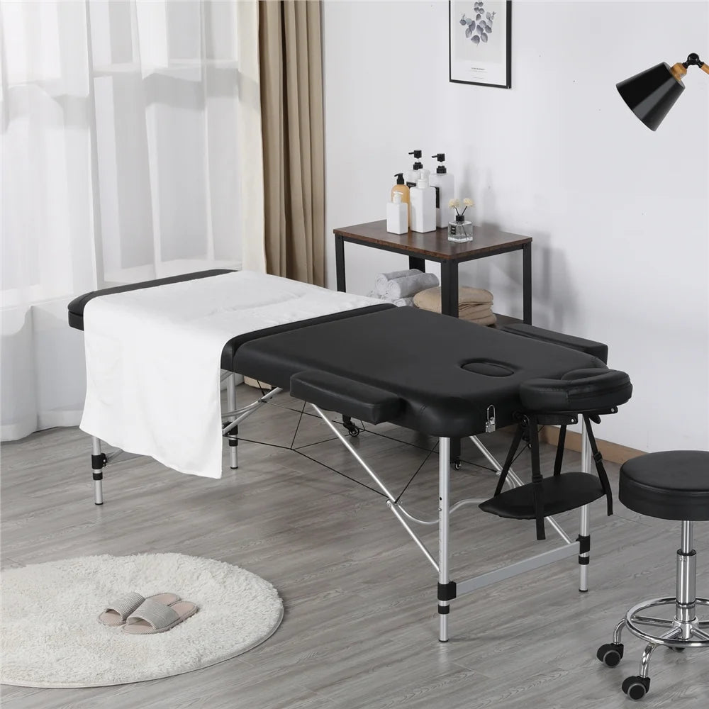 27.6'' Wide Adjustable 3 Fold Aluminum Massage Table P6271