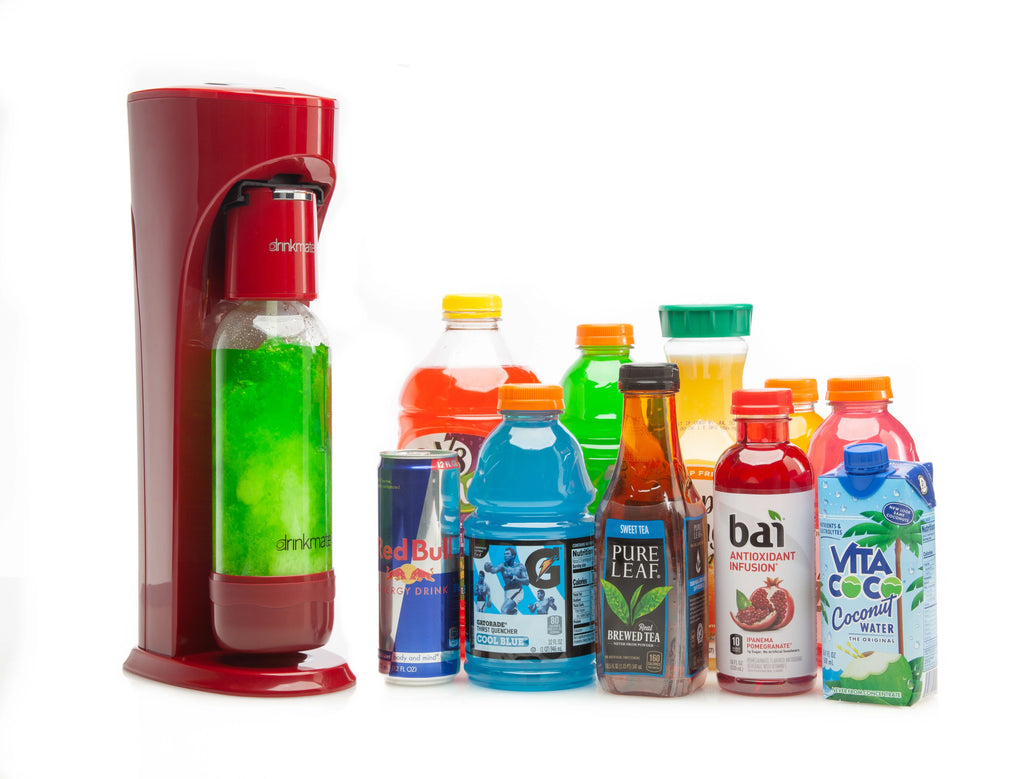 Royal Red Sparkling Water and Soda Maker V3827