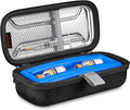 Insulated Water Resistant Hard Shell Insulin Vial Carrying Case with Ice Brick J54035