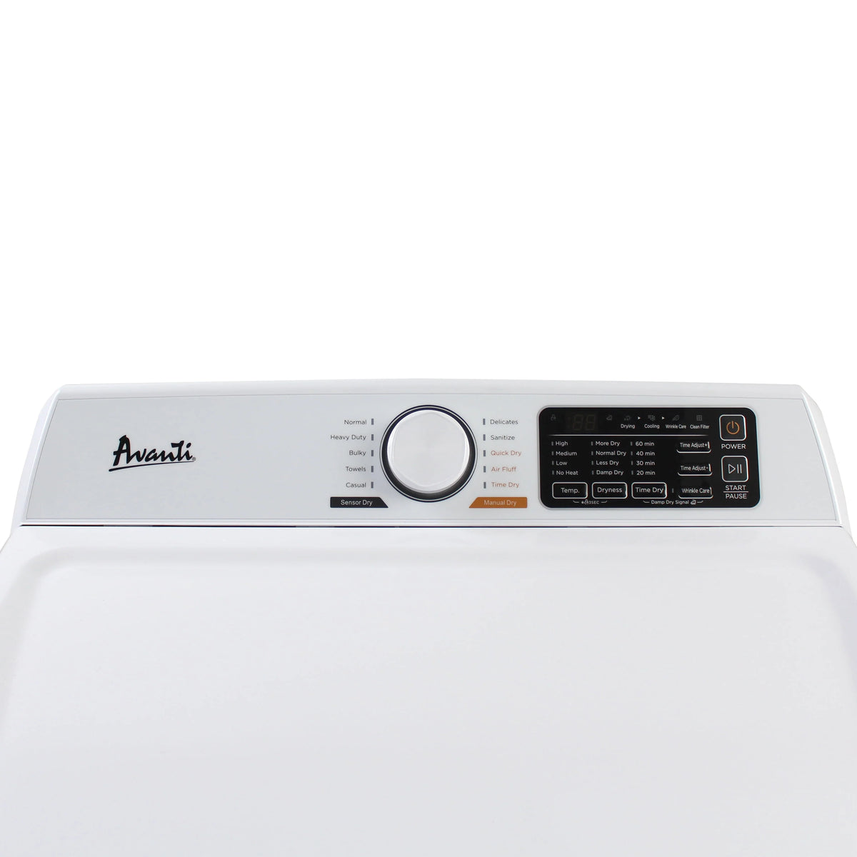 Front Load Electric Clothes Dryer 6.7 Cu. ft. White S526116