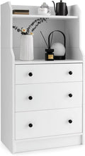 White 3 Drawer Wood Dresser Y433270