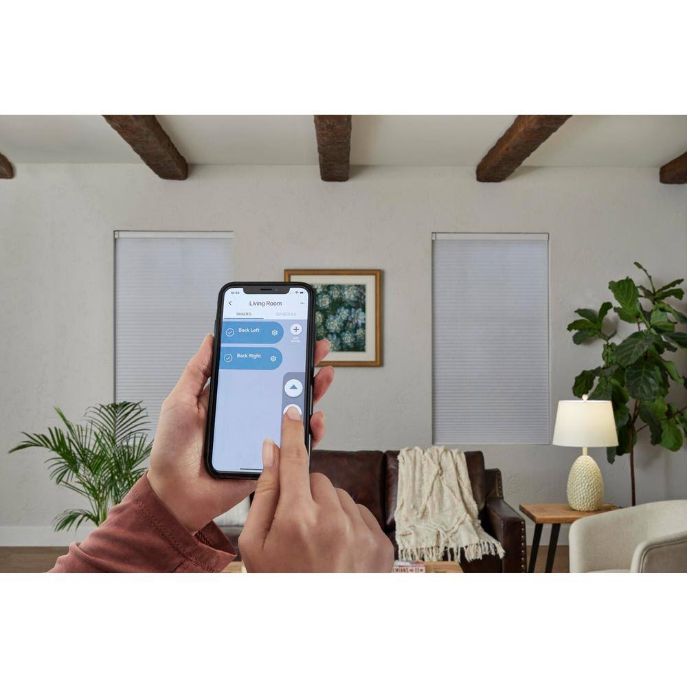 White Cordless Blackout Cellular Shade 30.75 in. W x 48 in. L F474712