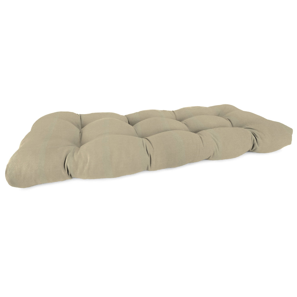 Beige Tufted Outdoor Bench Cushion B96253