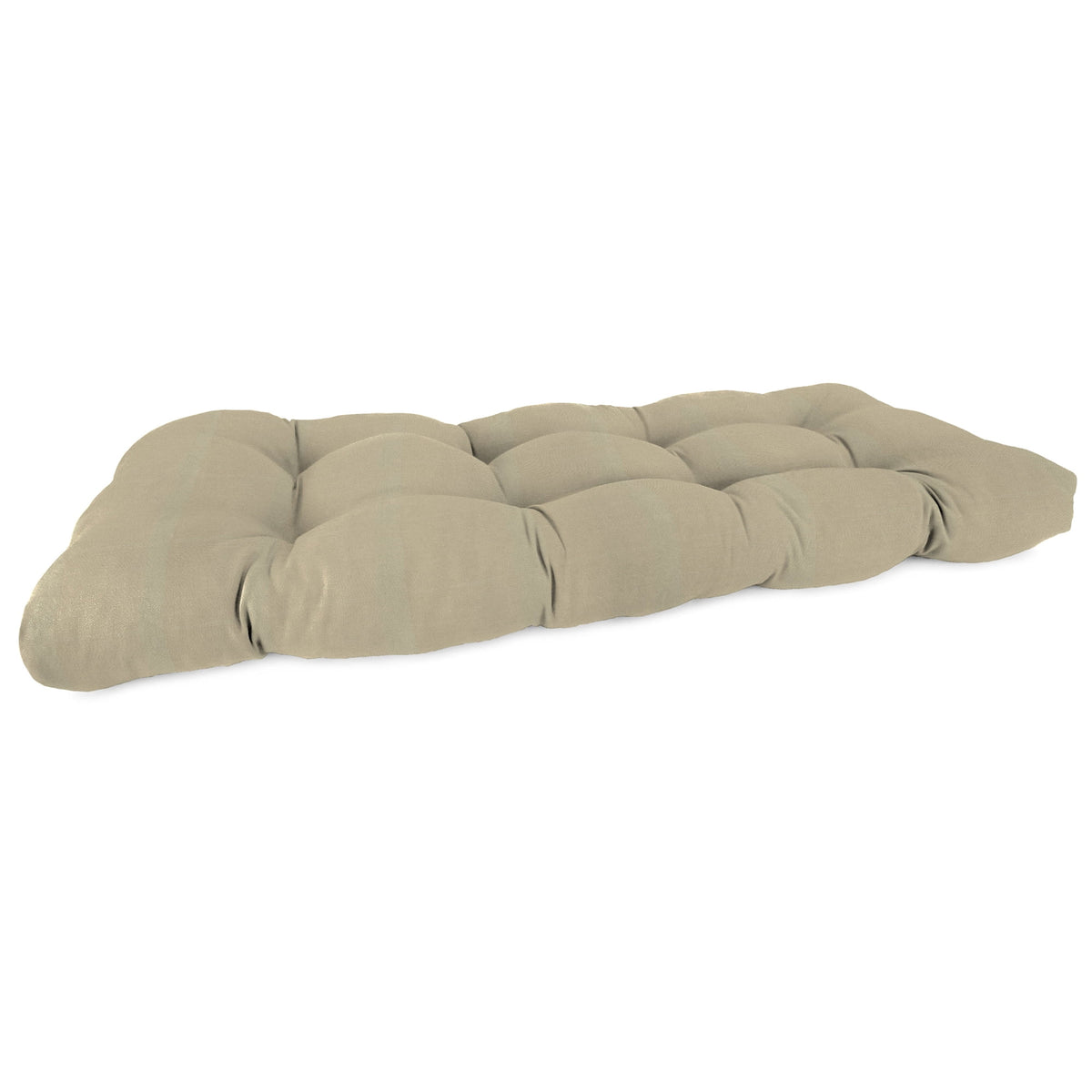 Beige Tufted Outdoor Bench Cushion B96253