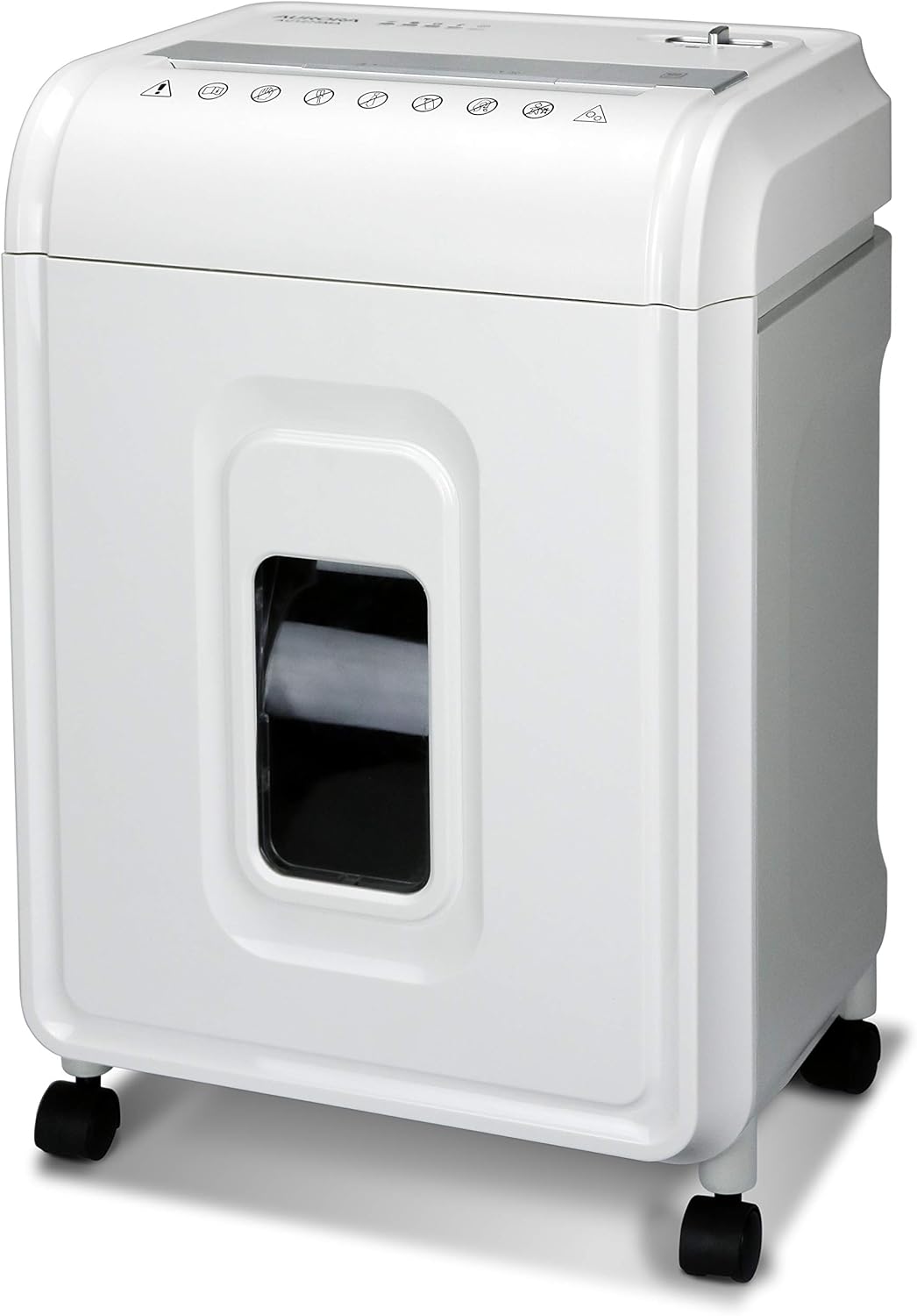 12-Sheet Micro-Cut Paper Shredder, White/Gray Z970