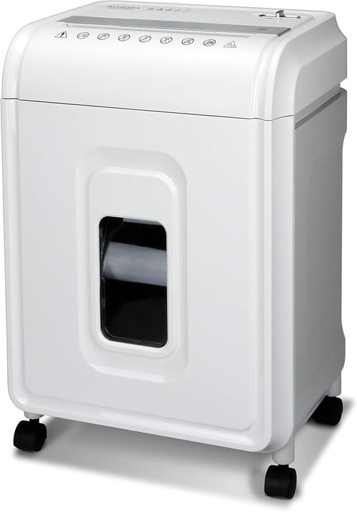 12-Sheet Micro-Cut Paper Shredder, White/Gray Z970
