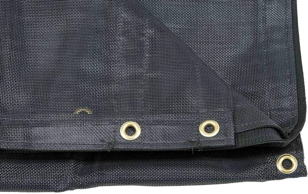 7' x 15' Vinyl Coated Mesh Dump Truck Tarps with 6 Inch 18oz Double Pocket S198550