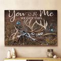 Deer Framed Canvas Poster 16x24inch Pack of 2 R672897