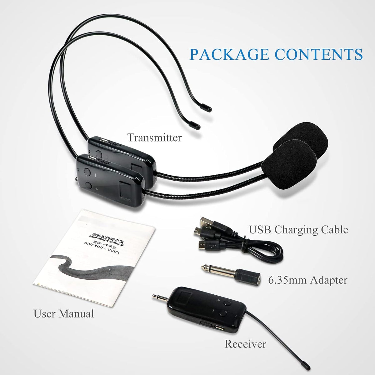 Wireless Headset Microphone Pack of 2 J460700