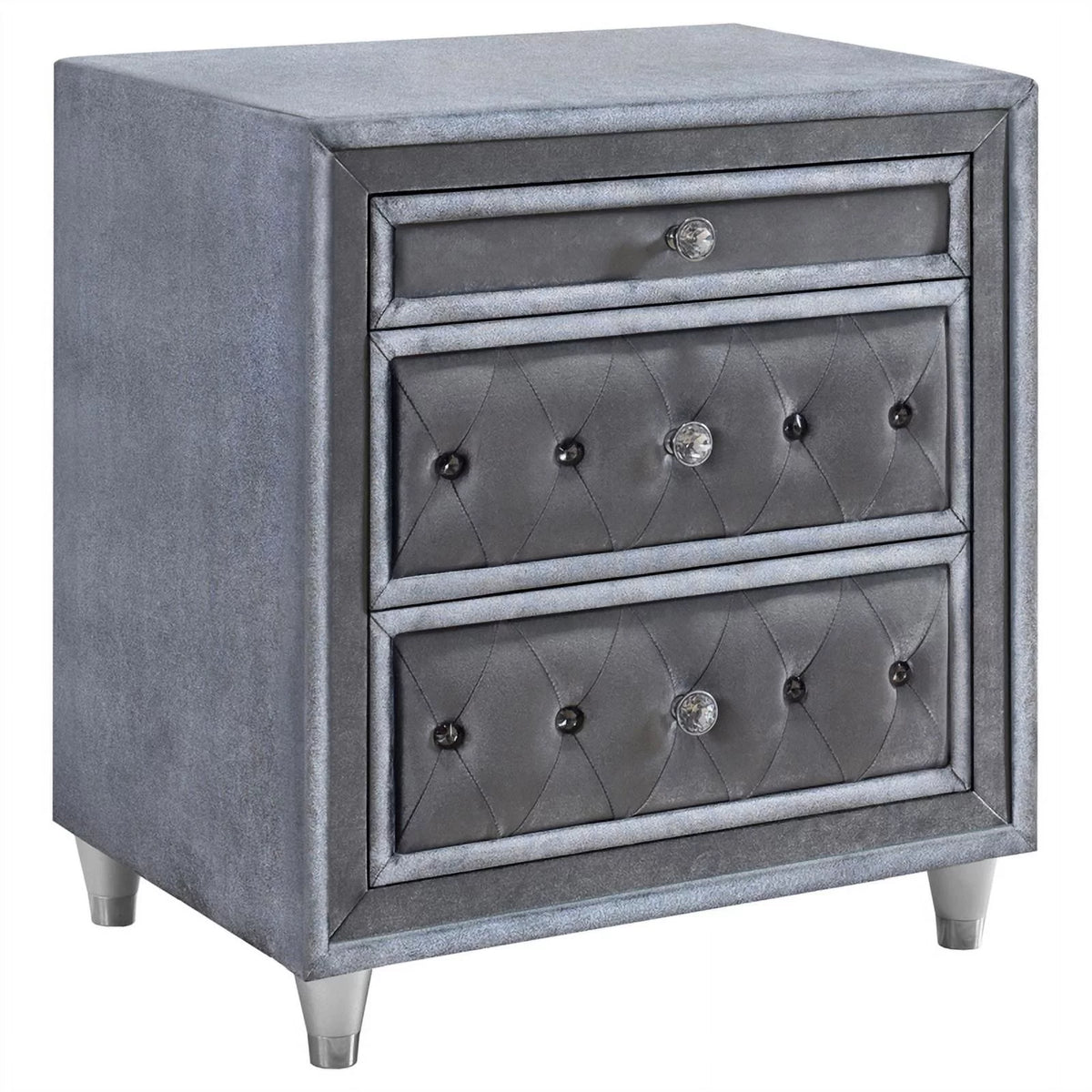 Velvet Upholstered California King Bedroom Set W832189