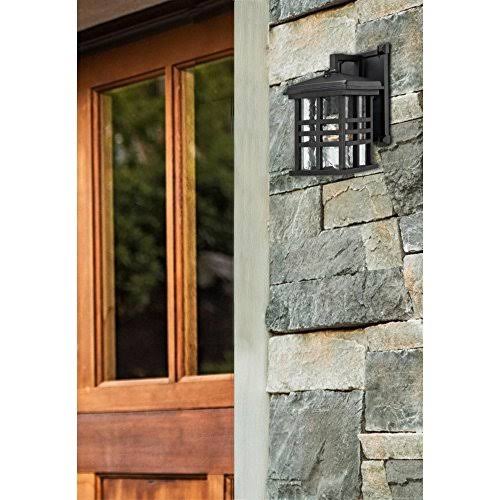 Outdoor Wall Lantern with Dusk to Dawn Sensor U645207