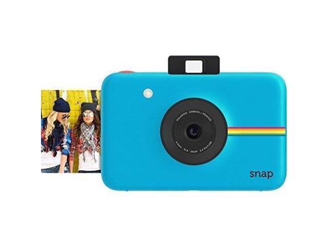 Blue Instant Camera with Zink Paper (20 Pack) D85088