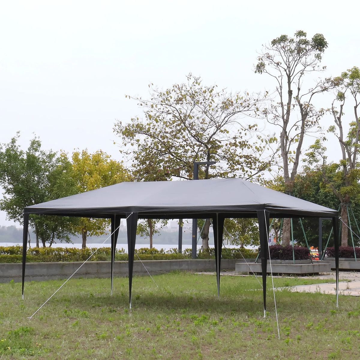 Black Waterproof Party Tent with 6 Removable Sidewalls K138