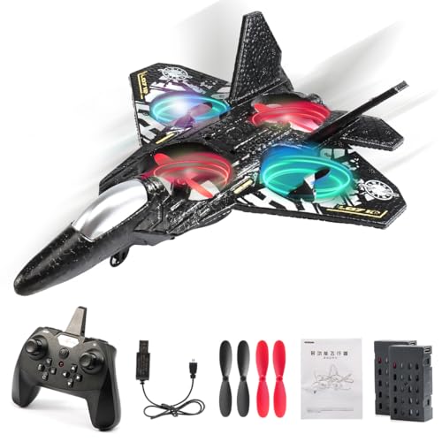 RC Plane Drone Helicopter Quadcopter RTF 2.4GHz Remote Control Airplane Grey E29312