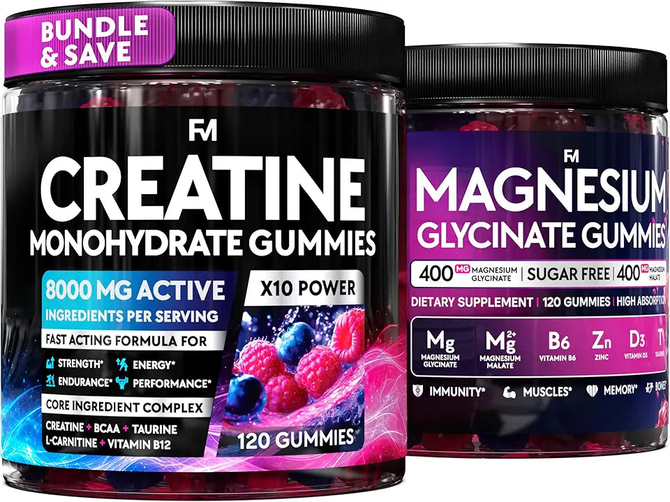Creatine Monohydrate & Magnesium Glycinate Gummies Q41074