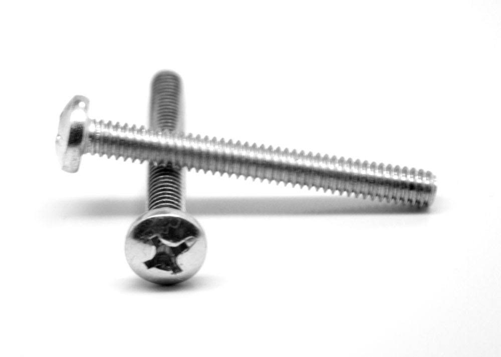 M10 x 1.50 x 35 mm Coarse Thread Phillips Pan Head Machine Screw X55377