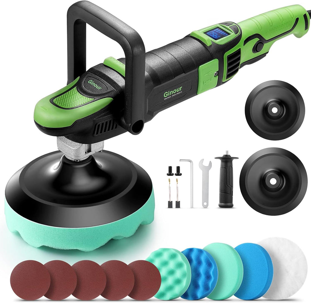 6-Speed Rotary Polisher with 6” and 7“ Backing Plate, Pack of 2 E352011