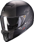 Matt Black Silver Scorpion Helmet E9412