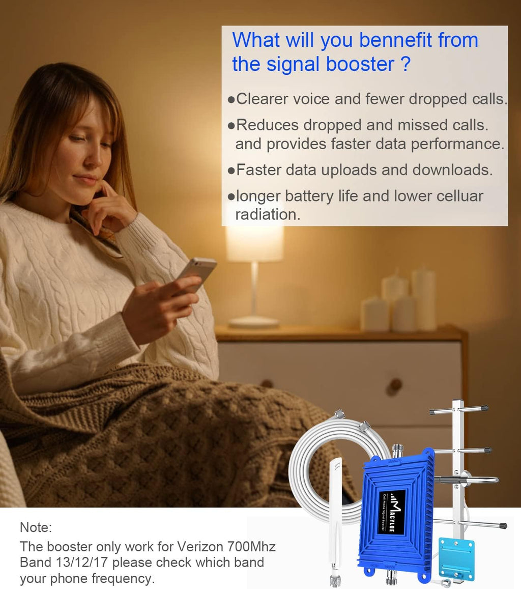 Cell Phone Booster with Whip/Yagi Antenna Kit X330