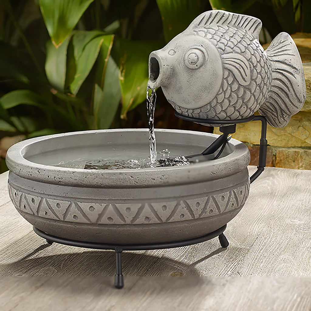 Solar Fish Fountain X593577