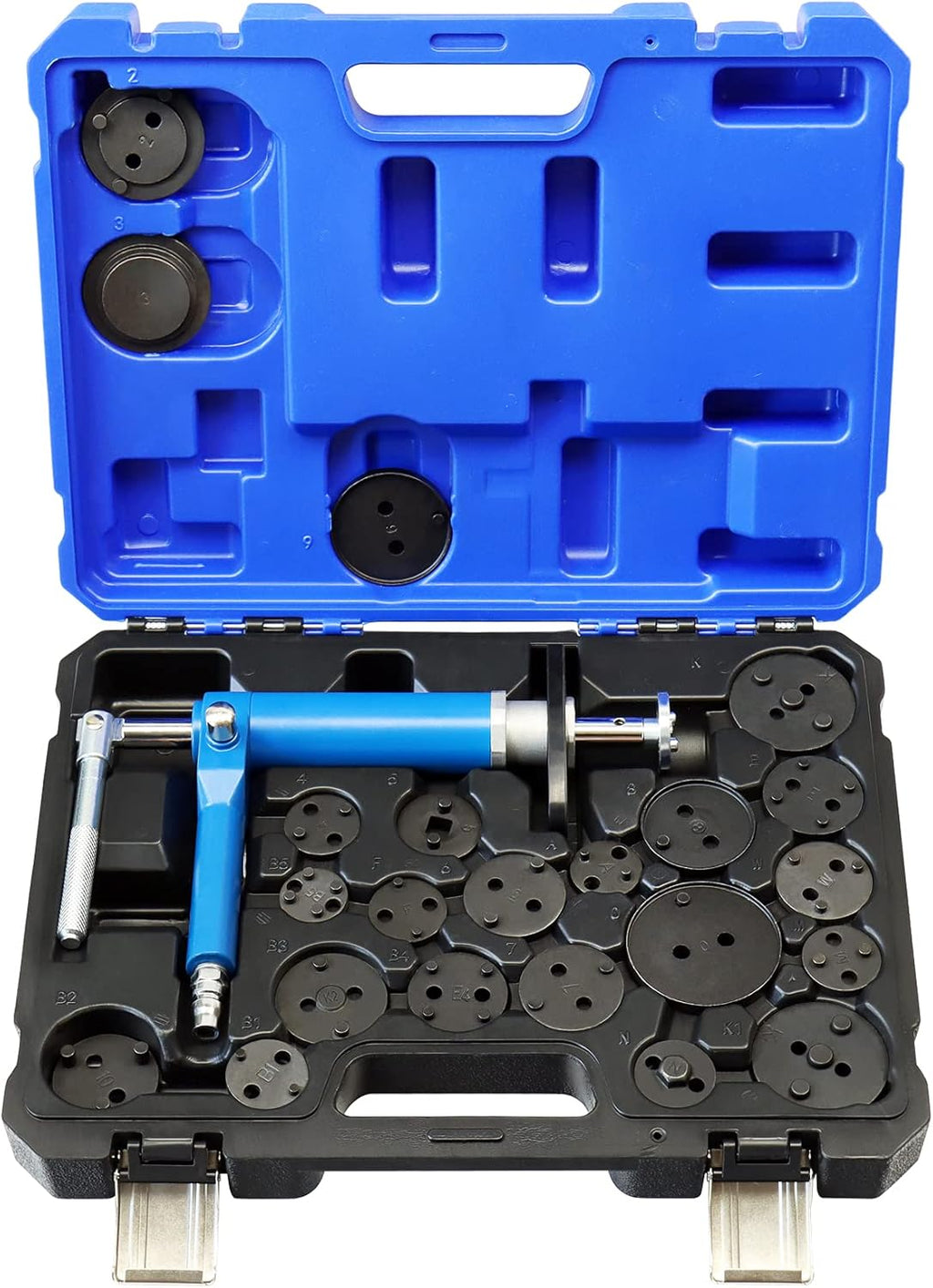 23PCS Pneumatic Brake Caliper Piston Wind Back Compression Spreading Tool Kit R637643