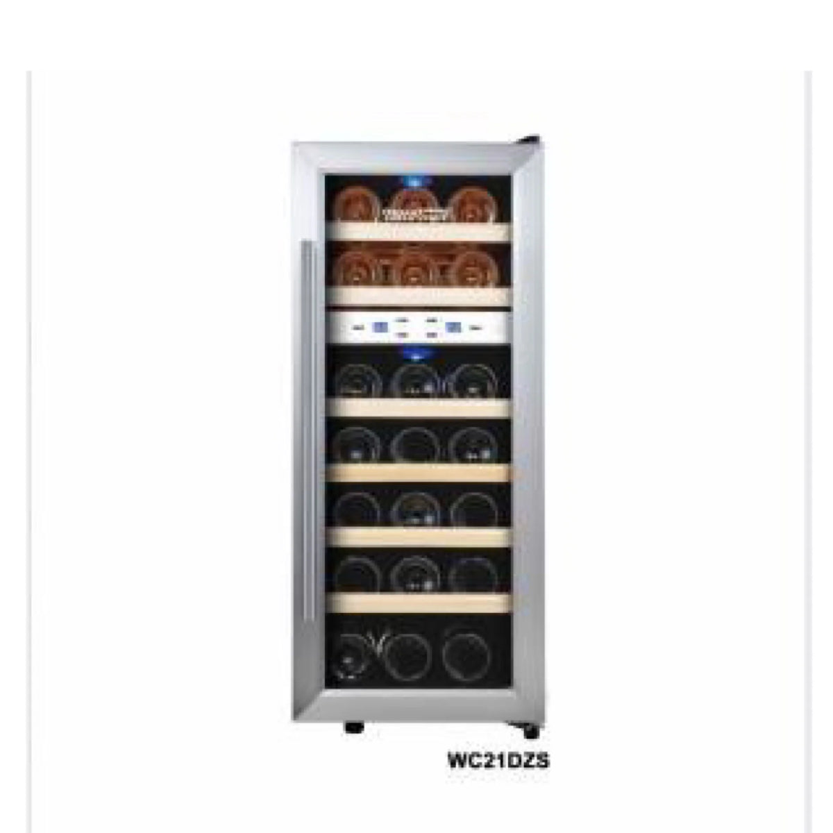 21 Bottles Dual Zone Thermoelectric Wine Cooler A3788