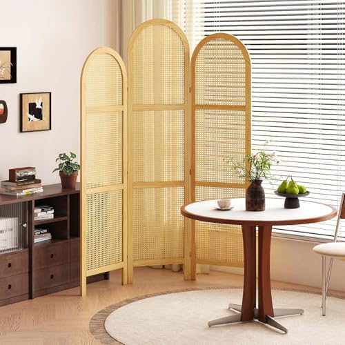 Pine Wood 5.6 Ft 3 Panels Room Divider B244